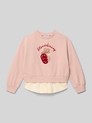 Sweatshirt im Double-Layer-Look von Mayoral Pink - 39