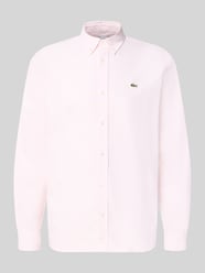 Regular Fit Freizeithemd aus reiner Baumwolle von Lacoste Pink - 45