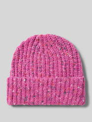 Strickmütze mit Strukturmuster von Christian Berg Woman Pink - 44