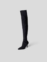 Overknees mit Trichterabsatz von Gia Borghini Grau / Schwarz - 3