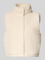 Regular fit gilet van teddybontlook, model 'SANDRA' van Only Beige - 4