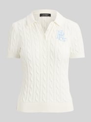 regular fit knitwear poloshirt met labelstitching van Lauren Ralph Lauren - 15
