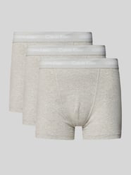 Trunks mit Logo-Bund im 3er-Pack von Calvin Klein Underwear Grau - 27