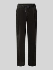 Regular Fit Cordhose mit Bundfalten von MCNEAL - 9