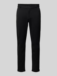 Slim fit stoffen broek met verkort model van Lindbergh - 2