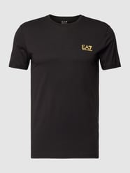 T-shirt z nadrukiem z logo od EA7 Emporio Armani Czarny - 28