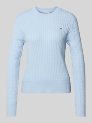 Sweter o kroju slim fit z czystej bawełny od Tommy Hilfiger - 46