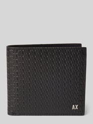 Portemonnee met labeldetails, model 'BIFOLD COIN' van ARMANI EXCHANGE - 4