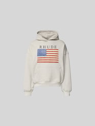 Oversized Hoodie mit Logo-Print von RHUDE - 35