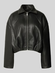 Cropped Lederjacke aus echtem Leder von ROTATE - 1