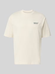 T-Shirt mit Statement-Print Modell 'BENJI' von MCNEAL Beige - 4