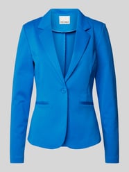 Slim Fit Blazer mit Paspeltaschen Modell 'KATE' von ICHI Blau - 11