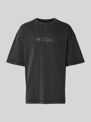 T-Shirt mit Label-Print Modell 'Nebute' von Hugo Blue - 19