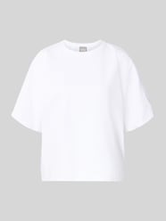 t-shirt z okrągłym dekoltem model 'CELLULA' od MM by Max Mara - 3