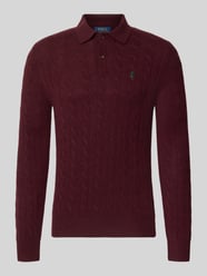 Regular Fit Pullover aus Woll-Kaschmir-Mix von Polo Ralph Lauren Bordeaux - 33
