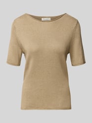 Sweter o kroju regular fit z mieszanki bawełny i lnu od Marc O'Polo - 44