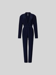 Jumpsuit mit Taillengürtel von Norma Kamali Blau - 16