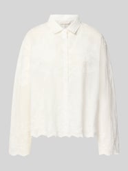 relaxed fit blouse van puur katoen van Apricot - 35