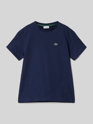 T-shirt z detalem z logo od Lacoste - 37