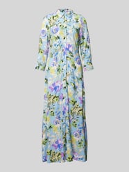 Maxikleid mit durchgehender Knopfleiste Modell 'SAVANNA' von YAS - 18