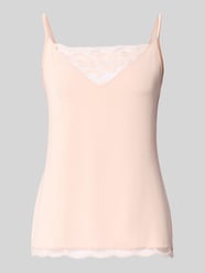 Regular Fit Top aus Viskose-Mix Modell 'Vogue' von Mey Pink - 46