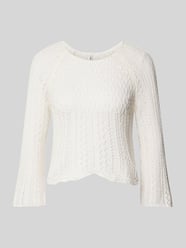 Cropped Strickpullover mit Baumwoll-Anteil Modell 'NOLA' von Only Beige - 16