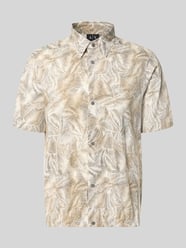 Regular Fit Freizeithemd mit Kentkragen von Armani Exchange Beige - 11