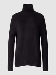 Gebreide pullover in effen design met turtleneck van Jake*s Casual Zwart - 8