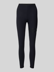 Sportleggings mit Label-Print von Stronger Schwarz - 16