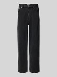 Jeansy o kroju baggy fit z 5 kieszeniami od REVIEW - 43