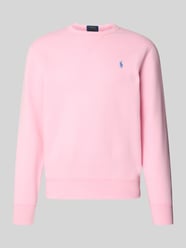 Regular fit sweatshirt van katoenmix van Polo Ralph Lauren Fuchsia - 20