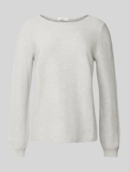 Regular Fit Longsleeve aus reiner Baumwolle in Strick-Optik von Christian Berg Woman - 18