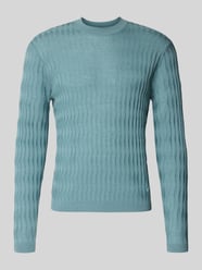 Strickpullover mit gerippten Abschlüssen von Emporio Armani - 41