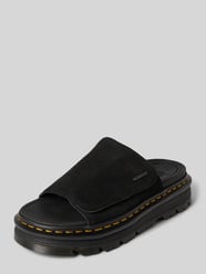 Sandaaltje van leer met klittenbandsluiting model 'ZebZag Slide' van Dr. Martens - 43
