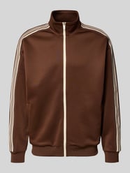 Relaxed Fit Sweatjacke mit Kontraststreifen Modell 'RIBER' von ONLY & SONS - 8
