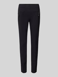 Slim fit stoffen broek met ritszakken, model 'Otti' van Raffaello Rossi - 10