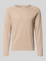Bluzka z długim rękawem o kroju regular fit z naszywką z logo Model 'Breeze' od JACK & JONES - 37
