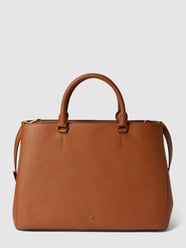 Torba shopper ze skóry model ‘Hanna’ od Lauren Ralph Lauren Brązowy - 19