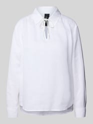 Regular Fit Bluse aus Ramie mit Umlegekragen von Marc Cain - 16