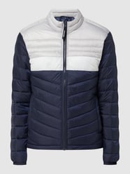 Gewatteerd jack met opstaande kraag van Jack & Jones Blauw - 45