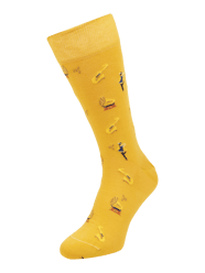 Sokken met stretch, model 'Louis' van Von Jungfeld Geel - 2