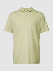 Poloshirt met zijsplitten, model 'LEROY' van Selected Homme Groen - 24