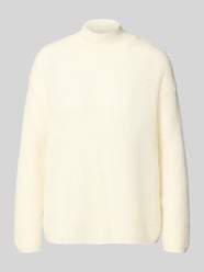 Sweter z dzianiny o kroju comfort fit z dodatkiem wełny model ‘TENNA’ od MM - 33