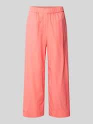 Spodnie z szeroką nogawką i elastycznym pasem model ‘IVO’ od MAX&Co. Pomarańczowy - 22