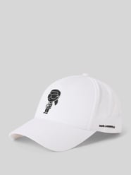 Basecap mit Label-Print von Karl Lagerfeld Weiß - 45