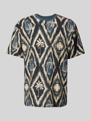 T-Shirt mit Allover-Print von MCNEAL Blau - 35