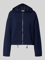 bluza rozpinana o kroju regular fit z kapturem od Christian Berg Woman - 9