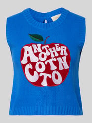 Kamizelka o wyglądzie dzianiny w kroju regular fit od ANOTHER COTTON LAB - 15