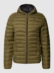 Steppjacke mit Label-Patch Modell 'Romsey' von Blend Grün - 13
