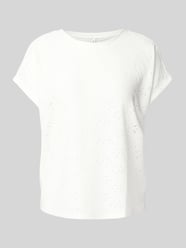 Regular fit T-shirt met etskanteffect model 'SMILLA' van Only - 40